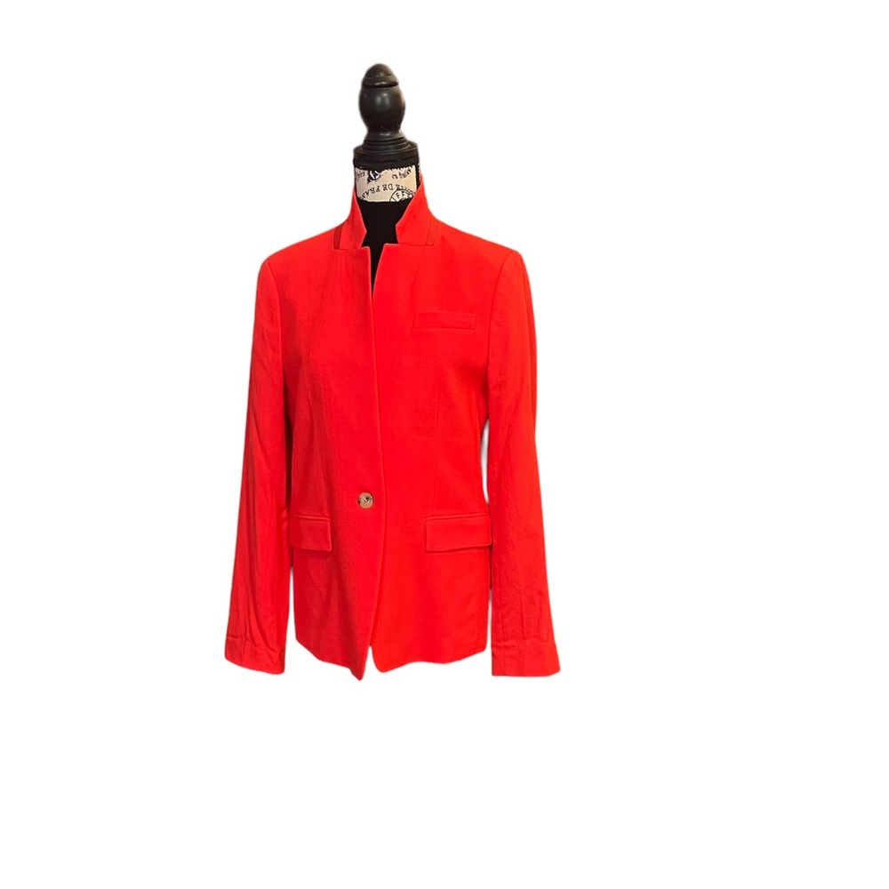 NWT jacket/ sport coat from JCrew in red/ orange size 10
